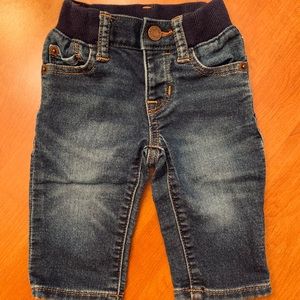 Baby Gap Stretch Elastic waistband jeans dark wash straight